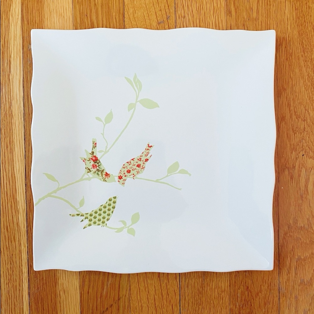 Set of 9 “Three Chintz Birds” Porcelain Plates